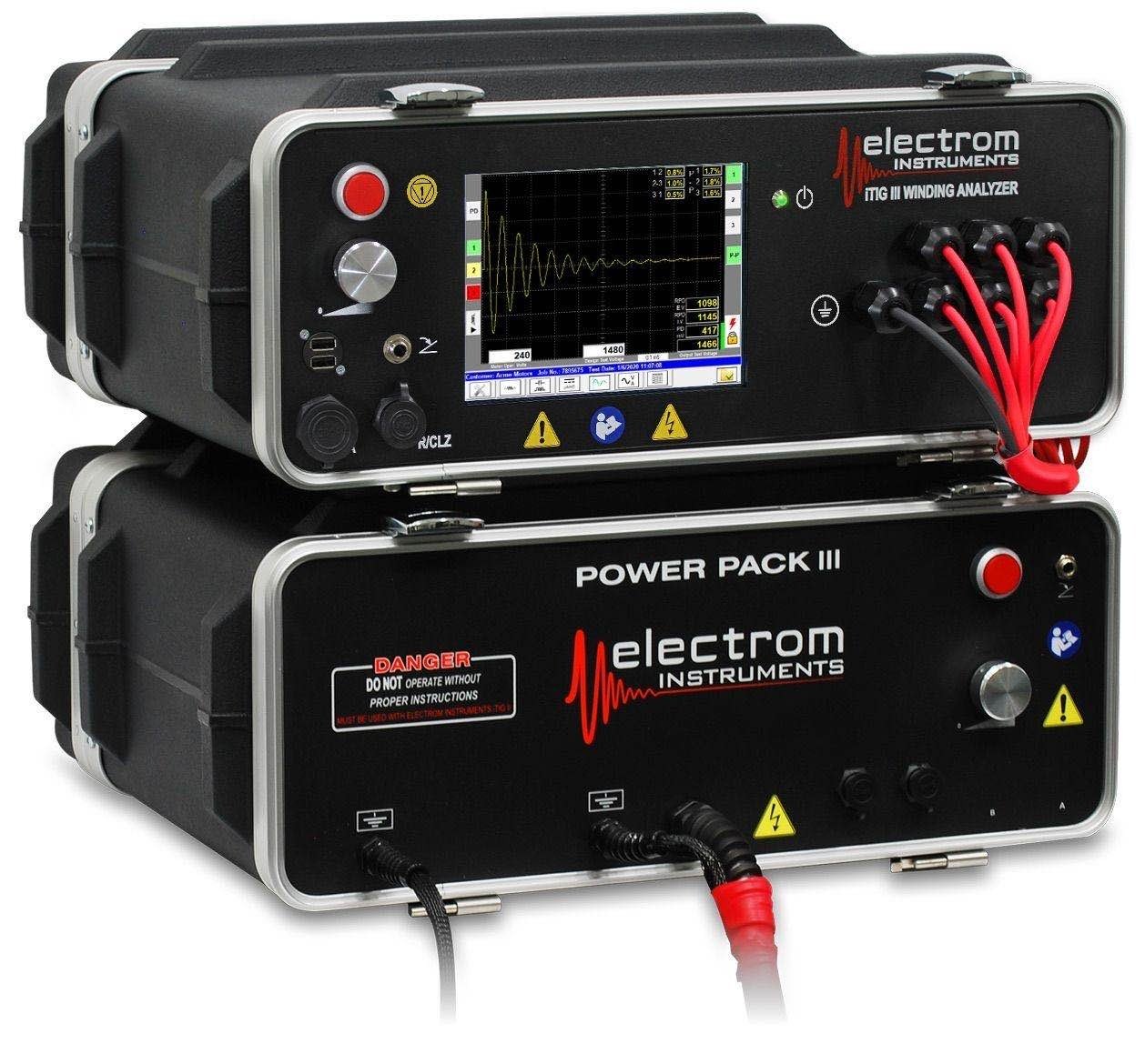 Portable winding analyzer with a power pack, photograph 7 of 10