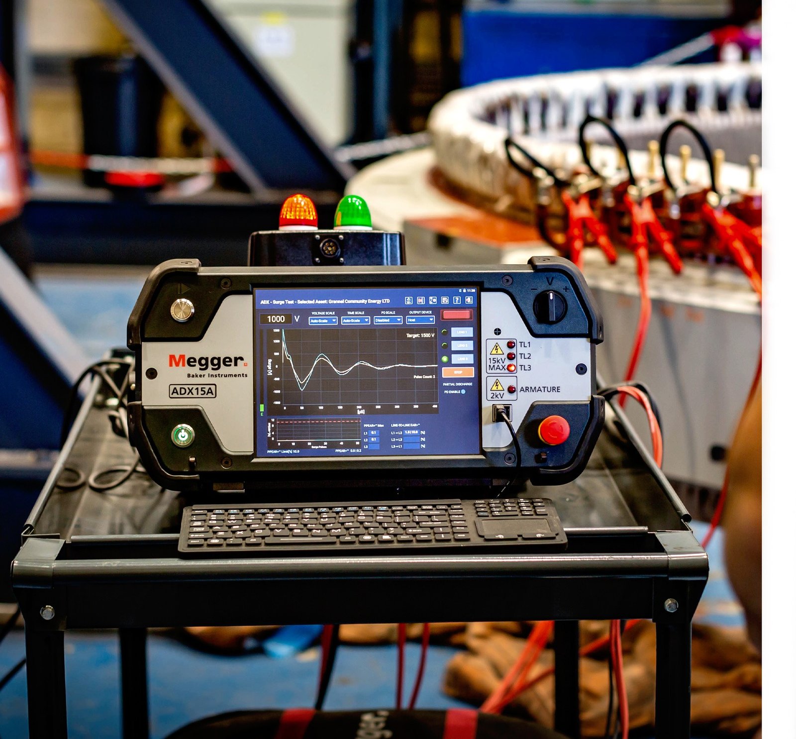 Motor testing and inspection equipment, photograph 9 of 10